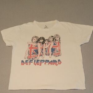 Def Leppard Tee with Graphic Design